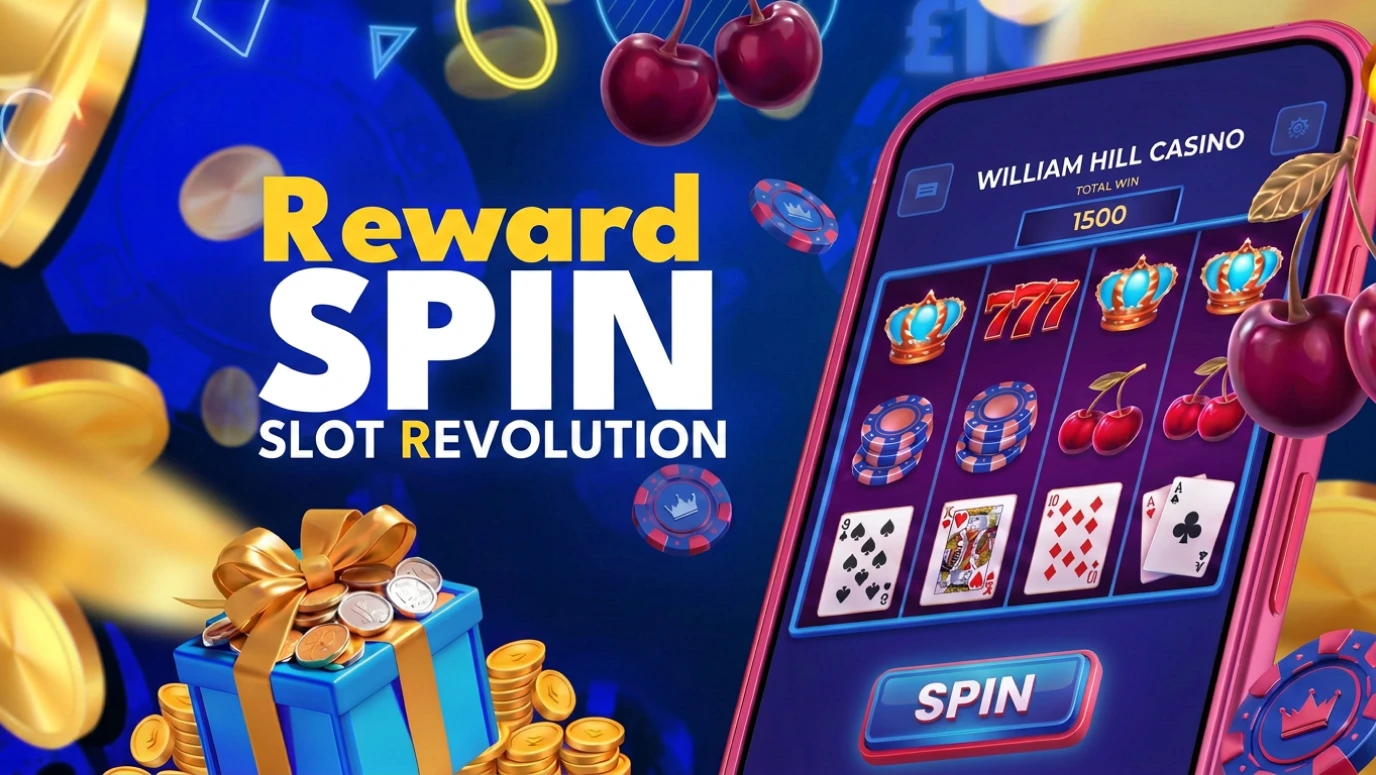 William Hill welcome free spins bonus and Reward Spin promotion
